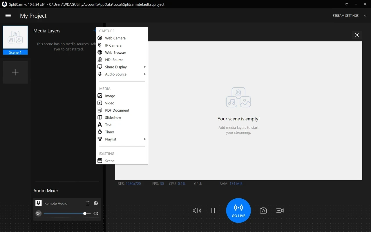 SplitCam – screenshot 1